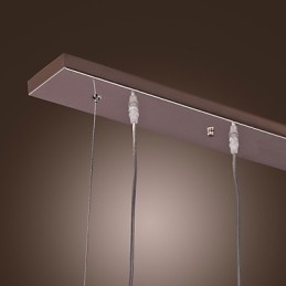 Moderne eigentijdse eiland kristal andere metalen hanglamp