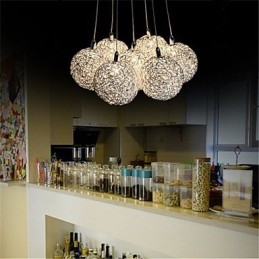 Hanglamp Modern 7-lichts woninginrichting Decoratieve aluminium hanglamp
