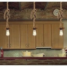 Traditionele klassieke rustieke lodge vintage landelijke retro hanglamp