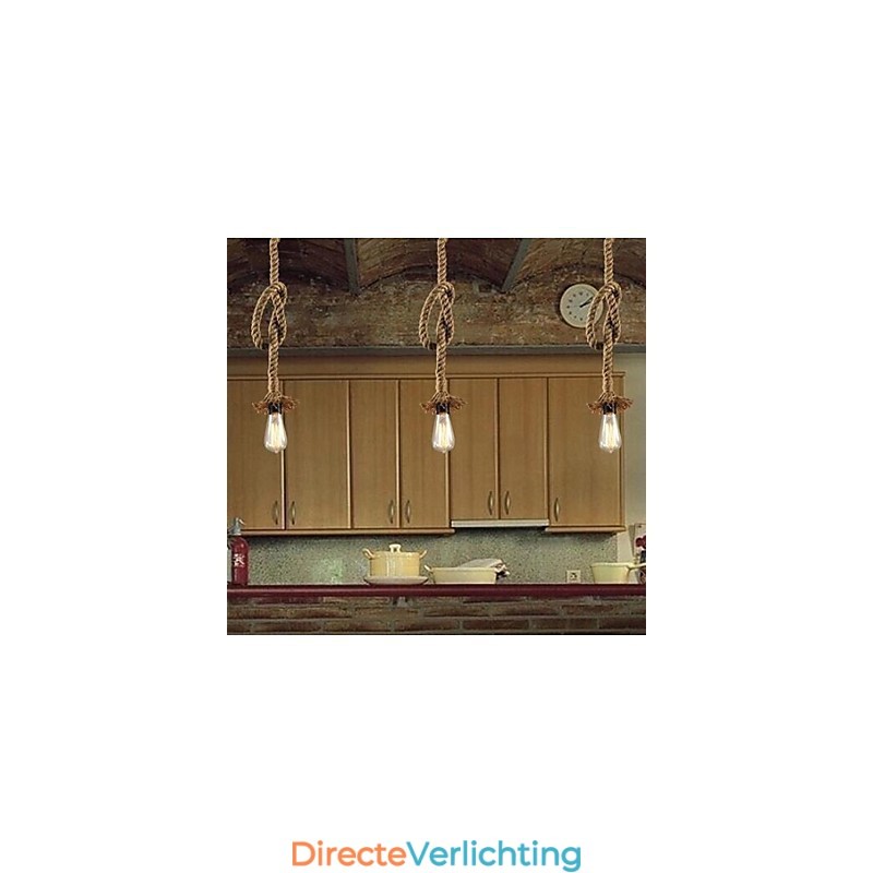 Traditionele klassieke rustieke lodge vintage landelijke retro hanglamp