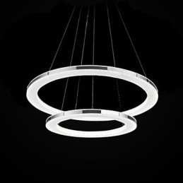 Moderne, eigentijdse metalen hanglamp