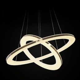Moderne, eigentijdse metalen hanglamp