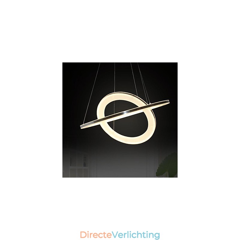 Moderne, eigentijdse metalen hanglamp