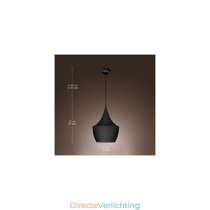 Hanglamp Retro Vintage Tom Dixon Design Zwart
