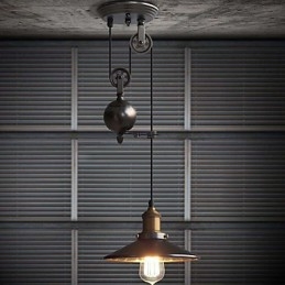 Hanglampen Rustiek Lodge Vintage Retro Landelijk Garage Metaal