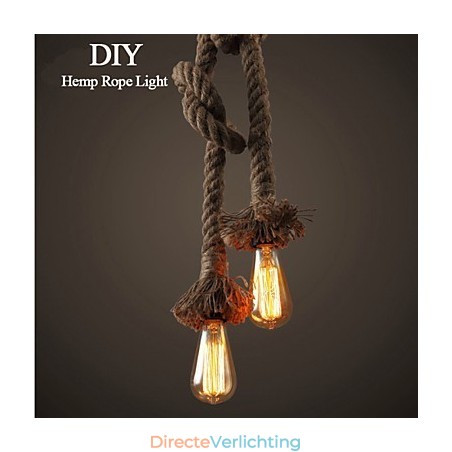 1 Licht DIY Kunst Hennep Touw Licht Creatieve Hennep Touw Kroonluchter 1 Licht DIY Kunst Hennep Touw Licht Creatieve Hennep Touw Kroonluchter