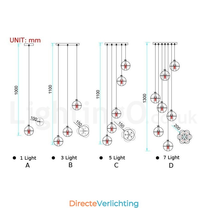 Creatieve Engineering Stage Meteorer Kristallen Bol Hanglamp