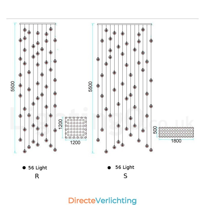 Creatieve Engineering Stage Meteorer Kristallen Bol Hanglamp