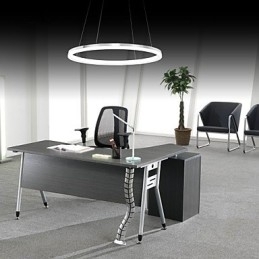 Moderne design hanglamp van hoogwaardig acryl met enkele ring