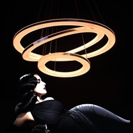 Moderne hanglamp 3 ringen hanglamp acryl