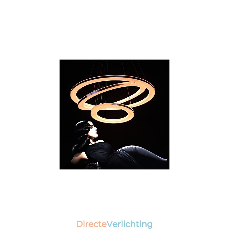 Moderne hanglamp 3 ringen hanglamp acryl