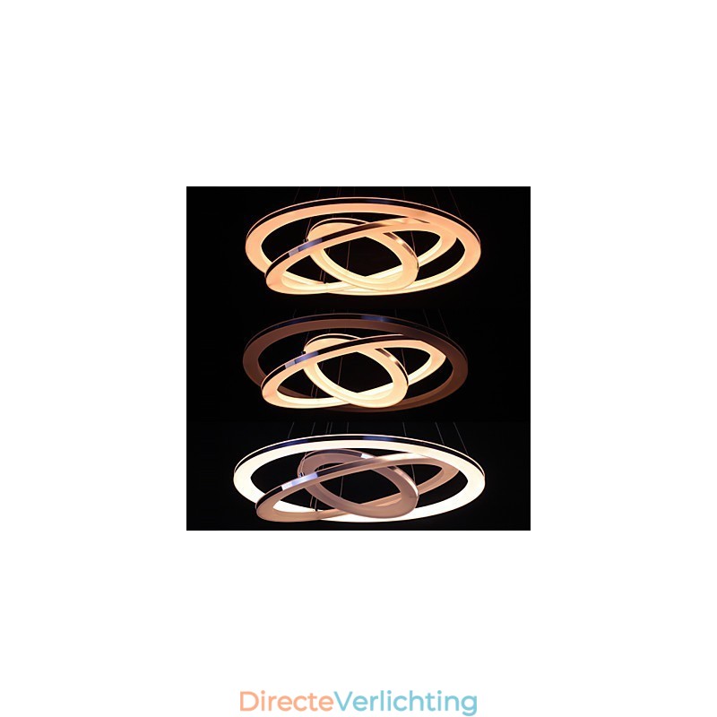 Moderne hanglamp 3 ringen hanglamp acryl