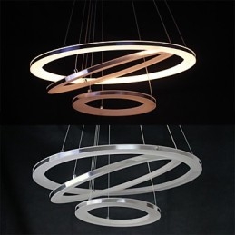 Moderne hanglamp 3 ringen hanglamp acryl