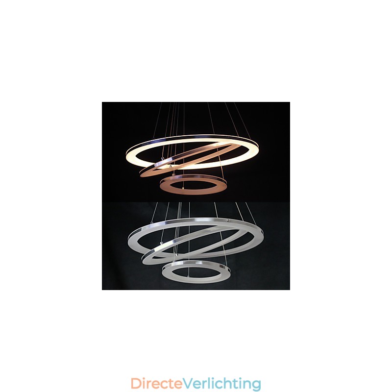 Moderne hanglamp 3 ringen hanglamp acryl