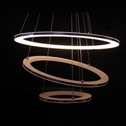 Moderne hanglamp 3 ringen hanglamp acryl
