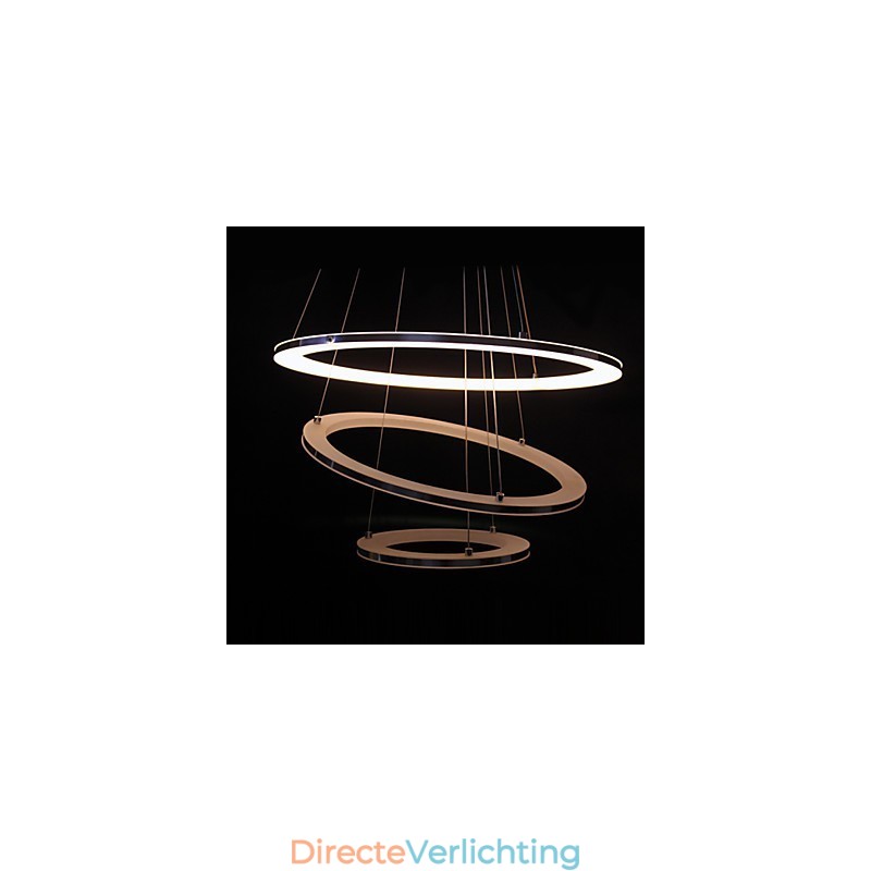 Moderne hanglamp 3 ringen hanglamp acryl