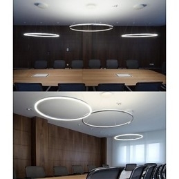 Moderne, eigentijdse mini-stijl gegalvaniseerde metalen hanglamp