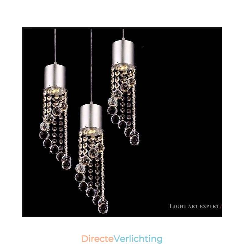 Moderne, eigentijdse schilderij hanglamp