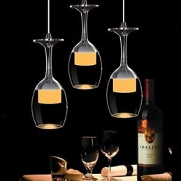 3-lichts moderne, eigentijdse, traditionele, klassieke, landelijke, komvormige, chromen, glazen kroonluchter hanglamp