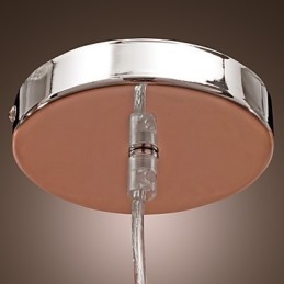 Kristallen hanglamp in cilinderstijl