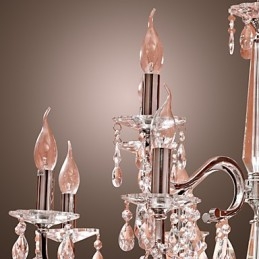 Kroonluchter Kristal Modern 2 Lagen Woonkamer 12 Lampen