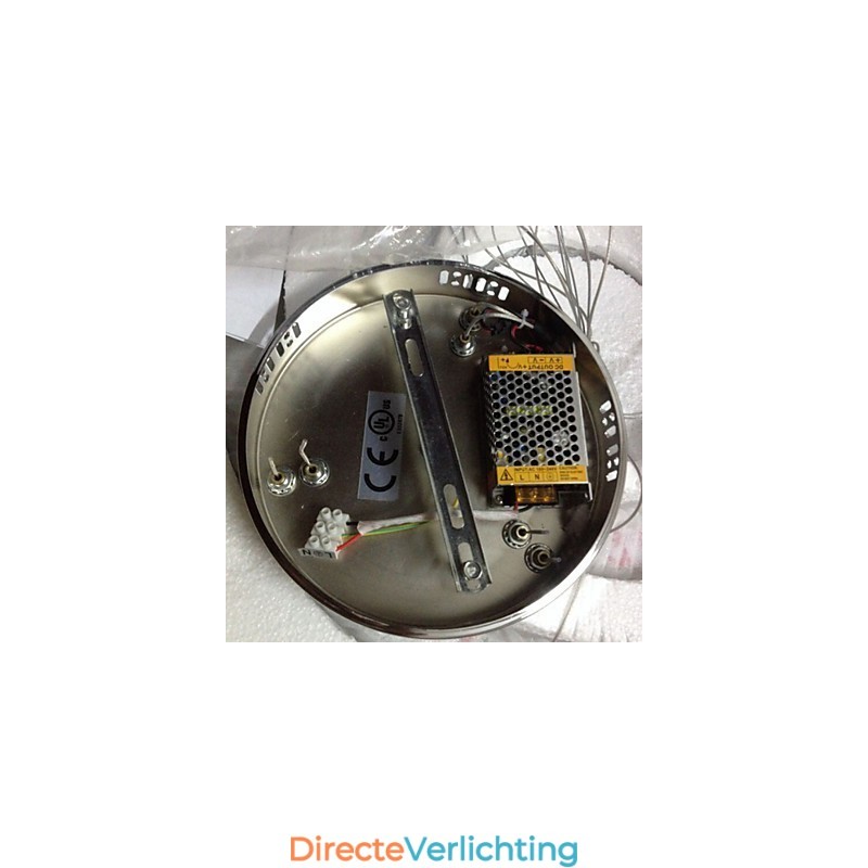 Kristallen hanglamp plafondverlichting helder kristal rond 4 ringen 40CM 60CM 80CM bronarmaturen