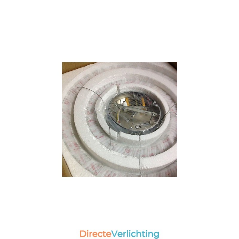 Kristallen hanglamp plafondverlichting helder kristal rond 4 ringen 40CM 60CM 80CM bronarmaturen