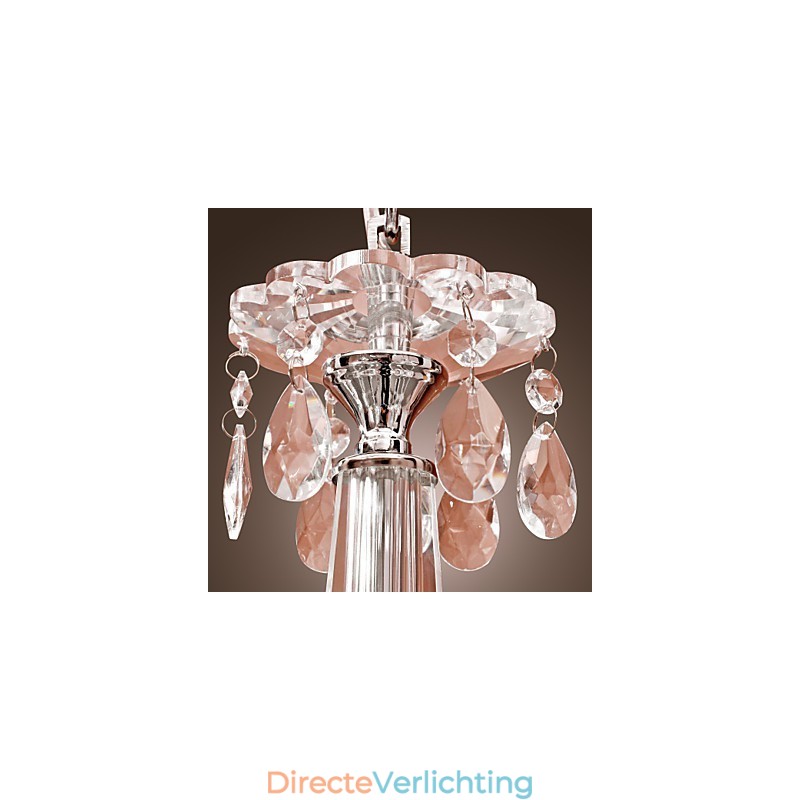 Kroonluchter Kristal Modern 2 Lagen Woonkamer 12 Lampen