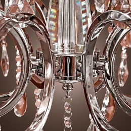 Kroonluchter Kristal Modern 2 Lagen Woonkamer 12 Lampen