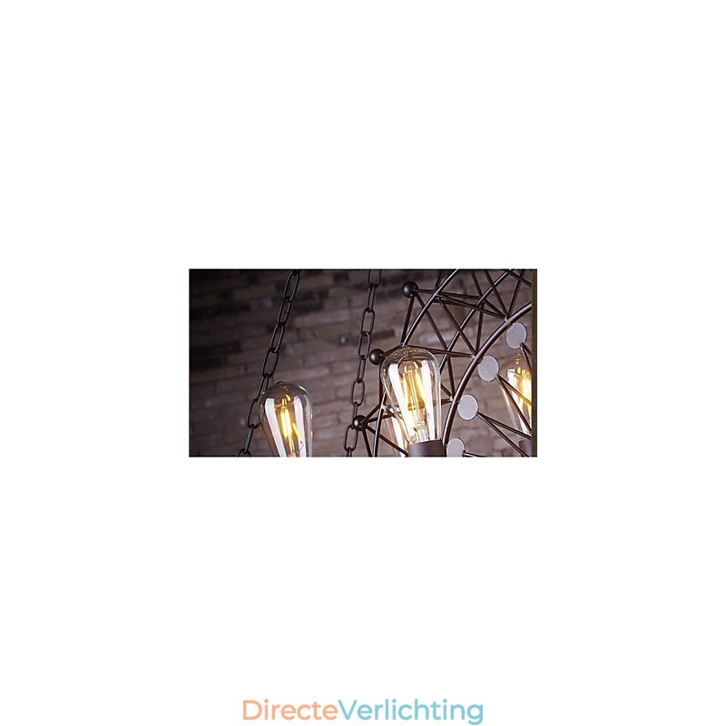 De wolkenkrabberwiel hanglamp in industriële stijl