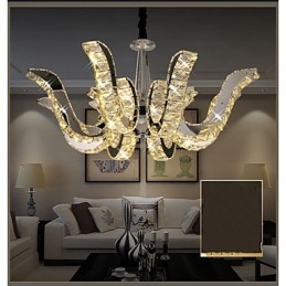 Kristallen lamp moderne luxe kaars kristallen hanglamp