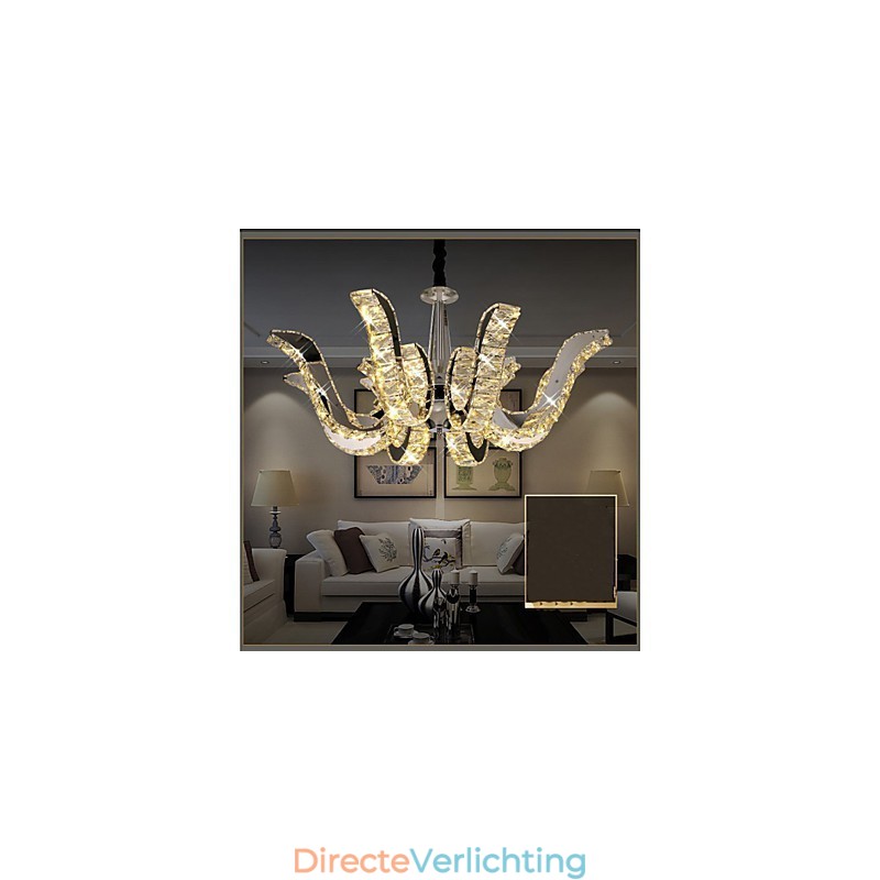 Kristallen lamp moderne luxe kaars kristallen hanglamp