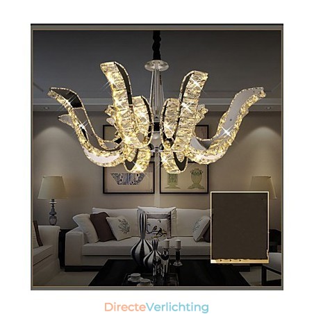 Kristallen lamp moderne luxe kaars kristallen hanglamp