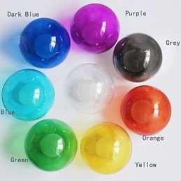 Moderne Bubble Globe gekleurde glazen hanglamp met 19 lampen