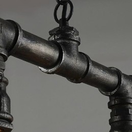 Traditionele Klassieke Vintage Lantaarn Landelijk Retro Mini Stijl Schilderij Metalen Hanglamp Eetkamer