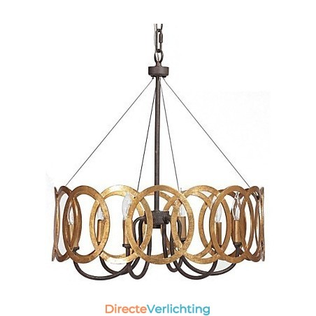 Traditionele klassieke gouden metalen kroonluchter Traditionele klassieke gouden metalen kroonluchter