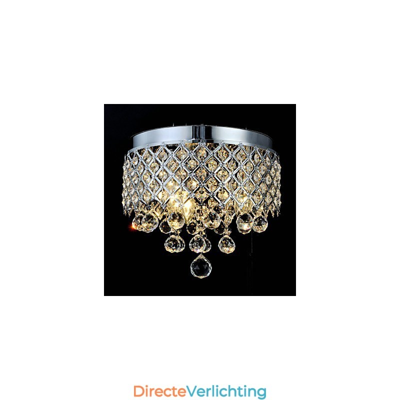 Traditionele klassieke kristalchroom metalen inbouw