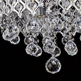 Traditionele klassieke kristalchroom metalen inbouw