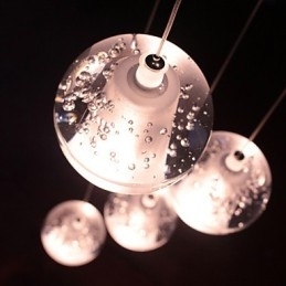 Moderne hanglamp Hanglamp Verlichting G4 Retrofit Chrome Plating Kristal voor Trapverlichting