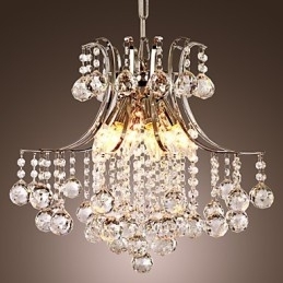 Hanglamp Luxe Moderne Kristal Woonkamer 6 Lampen