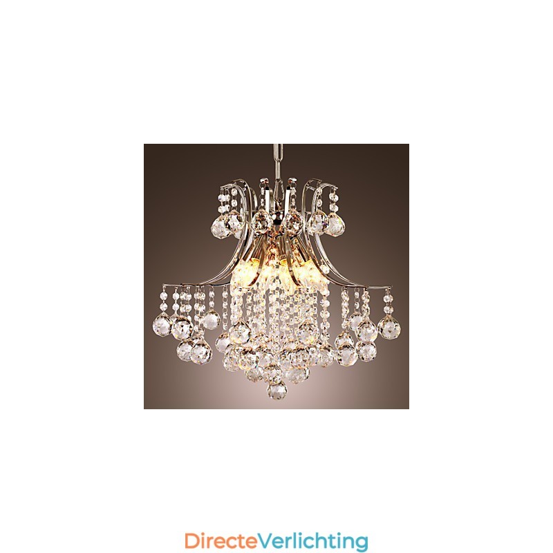 Hanglamp Luxe Moderne Kristal Woonkamer 6 Lampen