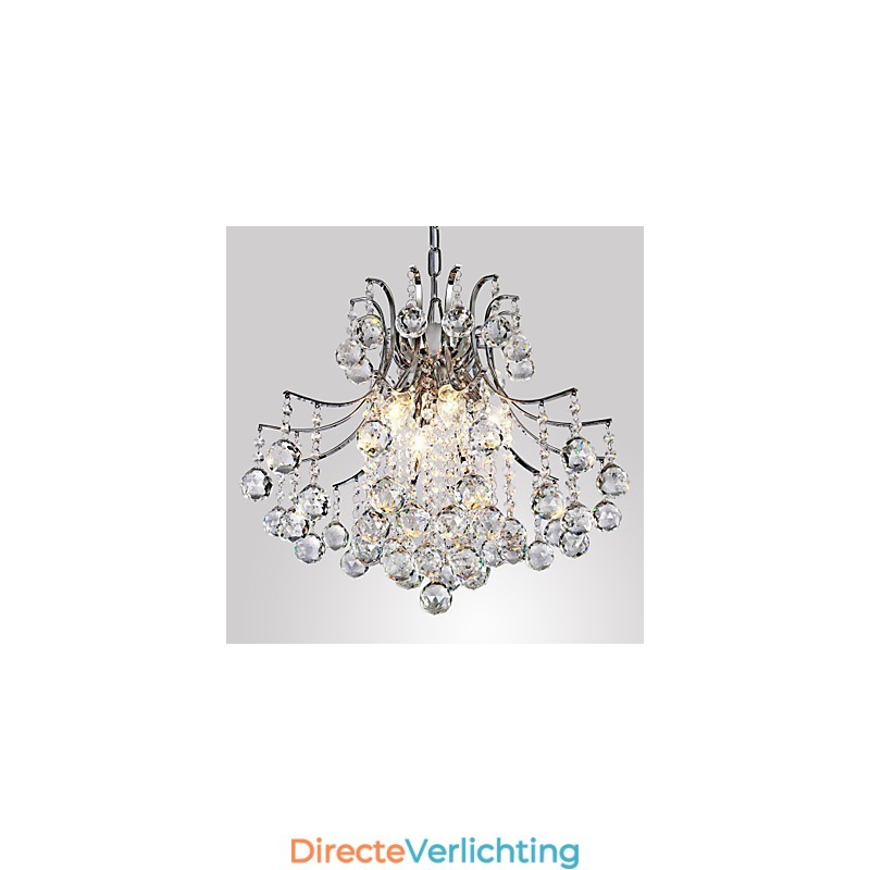 Hanglamp Luxe Moderne Kristal Woonkamer 6 Lampen