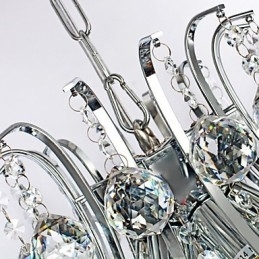Hanglamp Luxe Moderne Kristal Woonkamer 6 Lampen