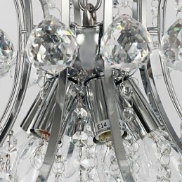 Hanglamp Luxe Moderne Kristal Woonkamer 6 Lampen