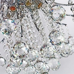 Hanglamp Luxe Moderne Kristal Woonkamer 6 Lampen
