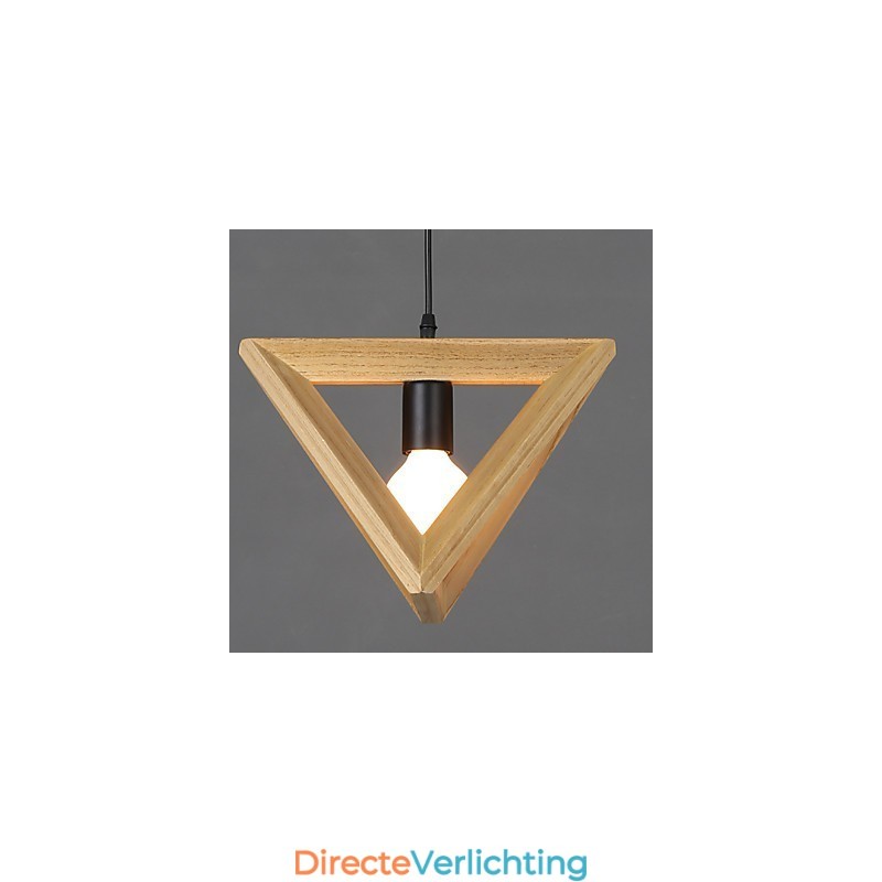 Europese stijl creatieve landelijke restauratie van oude gebruiken driehoekige houten doos hanglamp