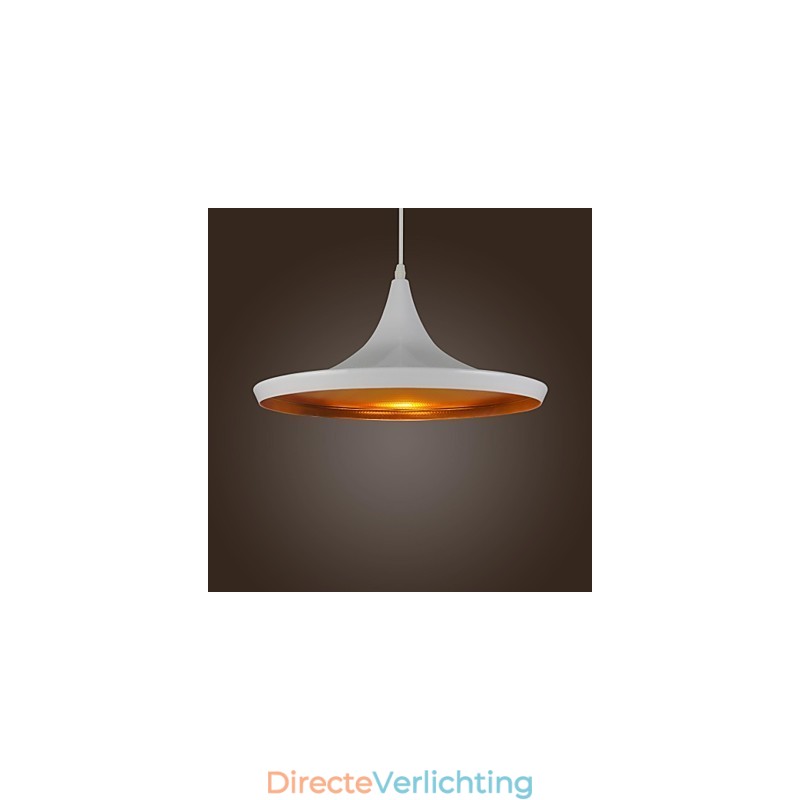 Moderne, eigentijdse, landelijke, retro, schilderij, metalen hanglamp