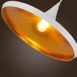 Moderne, eigentijdse, landelijke, retro, schilderij, metalen hanglamp