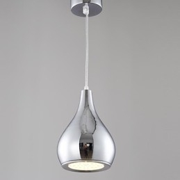 Moderne, eigentijdse Globe-gegalvaniseerde metalen hanglamp