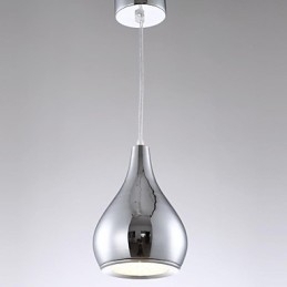Moderne, eigentijdse Globe-gegalvaniseerde metalen hanglamp